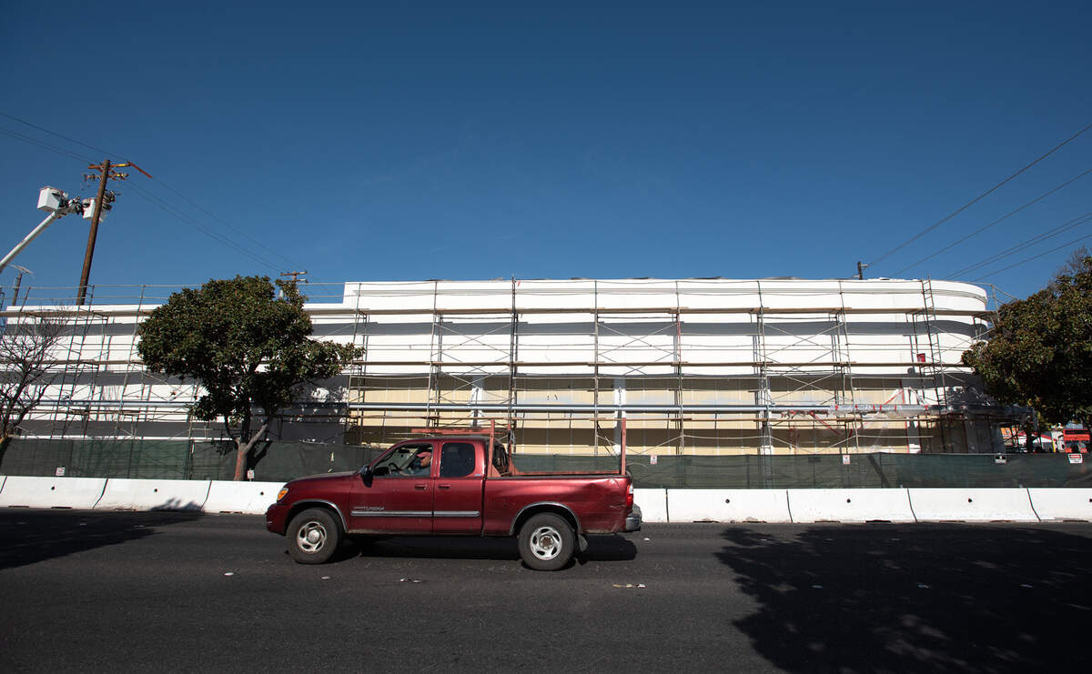 The former Crescent Supply building seen from H Street in Modesto, Calif., Thursday, Oct. 6, 2022.