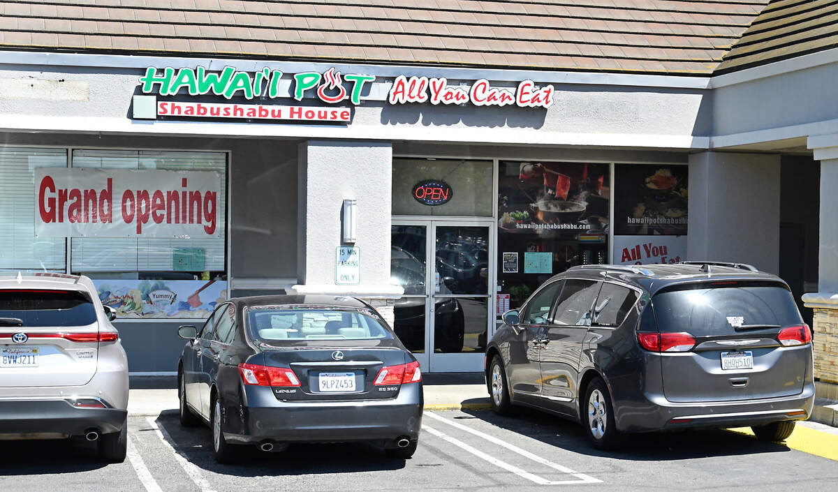 Hawai’i Pot Shabu Shabu House in the North Point Landing shopping center on McHenry Avenue in Modesto, Calif., Tuesday, May 14, 2024.