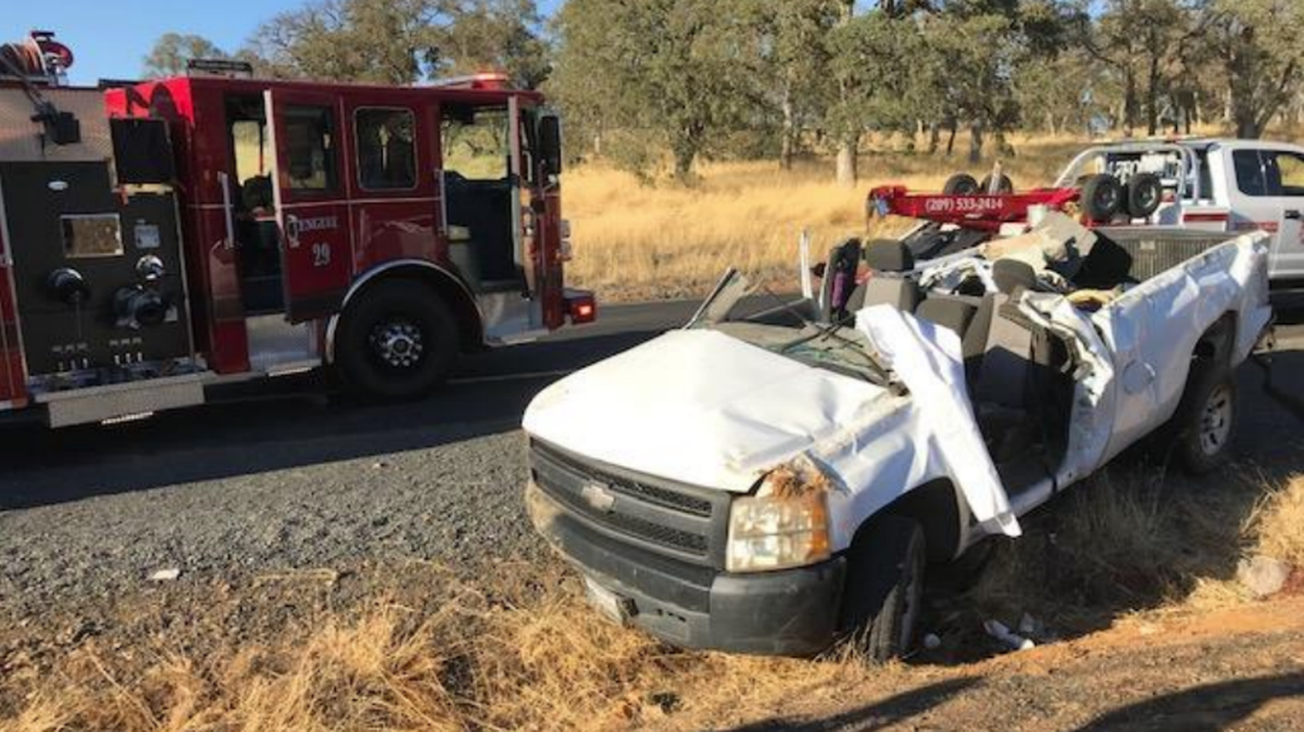A man died in a crash on Highway 120/108 between Knights Ferry and Jamestown on Thursday, Sept. 22
