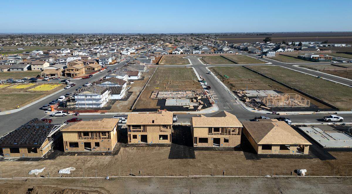 The Baldwin Ranch housing development in Patterson is pictured on Jan. 27, 2025.