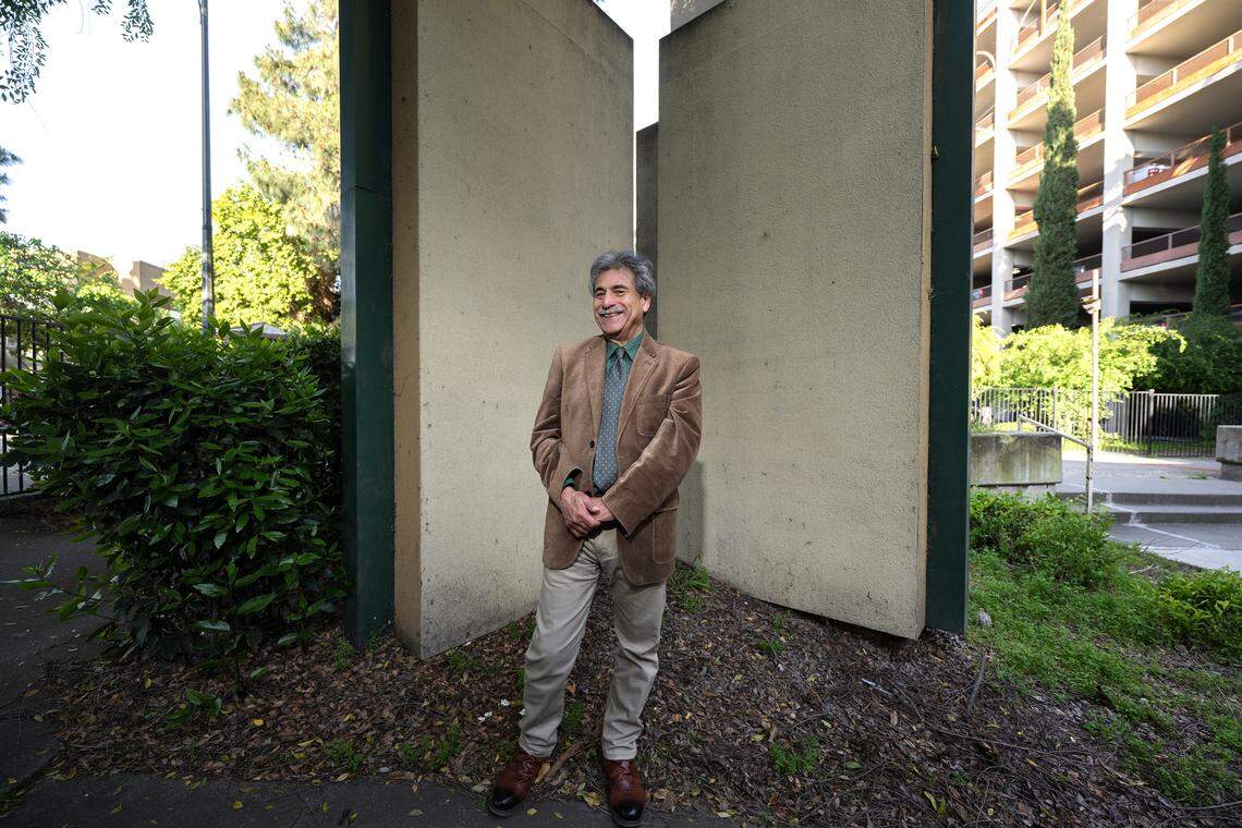 Spanish-speaking interpreter Roberto Radrigan in Stockton, Calif., Friday, April 12, 2024.