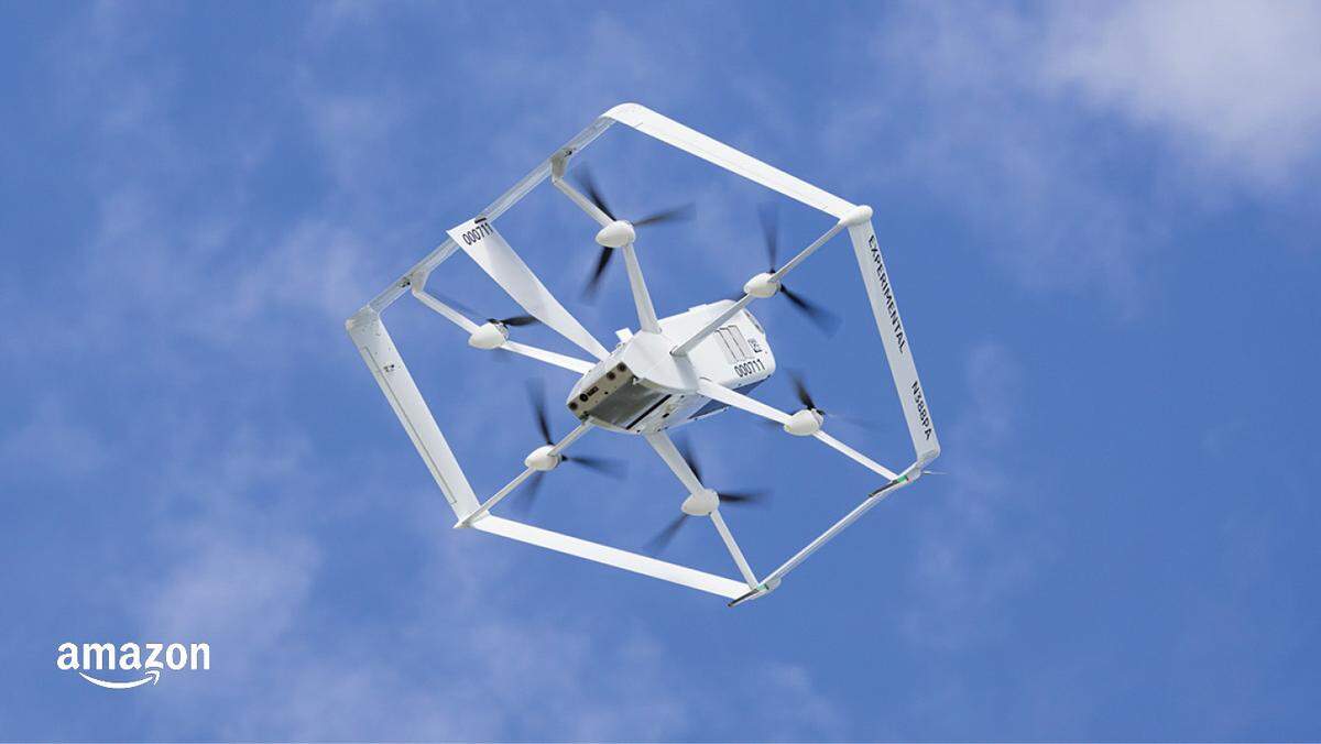 Prototype for Amazon delivery drone