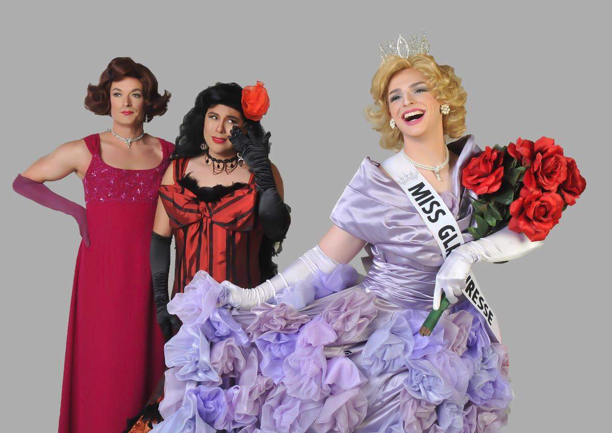 Adam Estes, Enrique Vega, and Matt Mitchell in "Pageant."