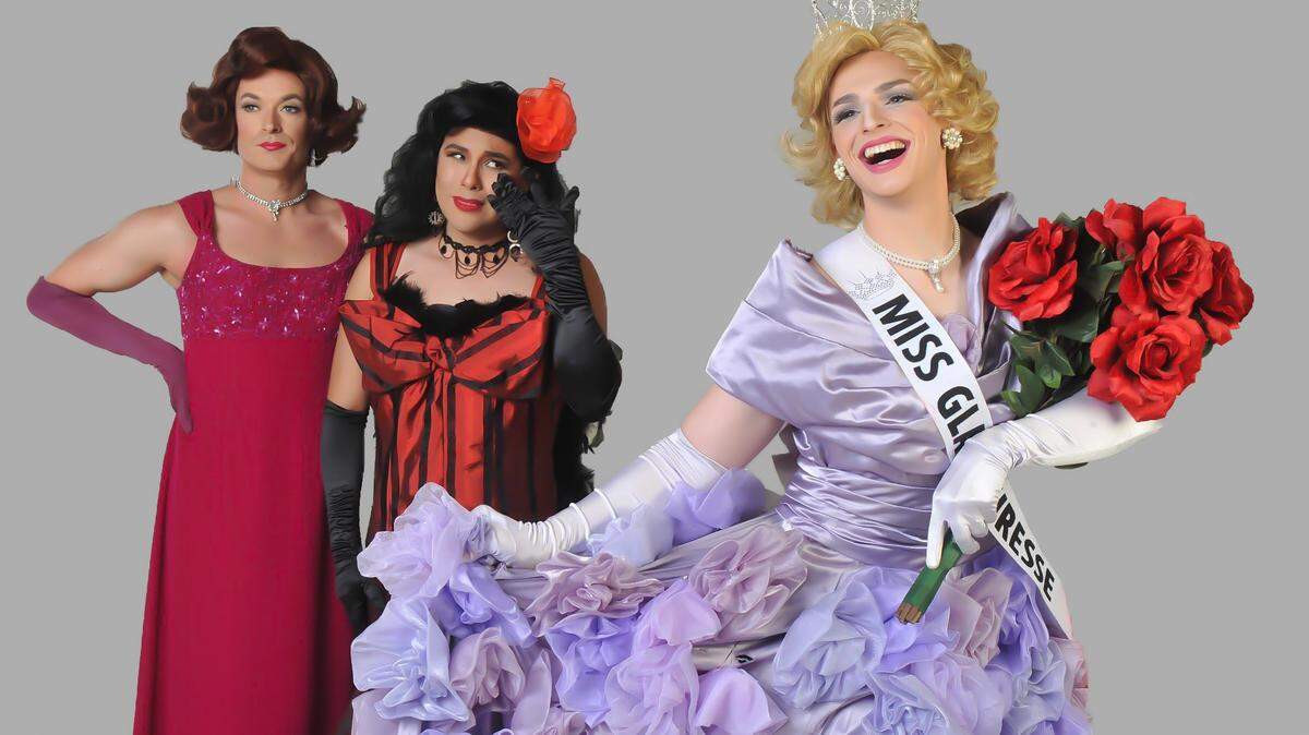 Adam Estes, Enrique Vega, and Matt Mitchell in "Pageant."