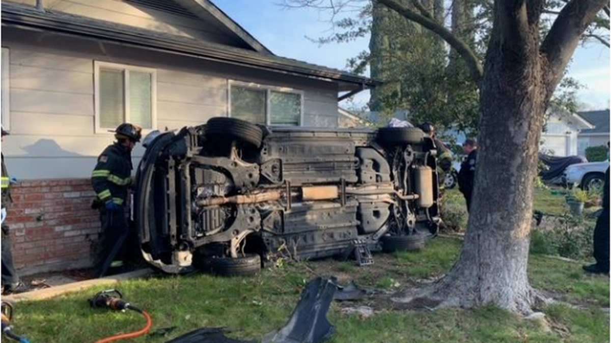 A Modesto man died after a rollover crash on Lancey Drive.