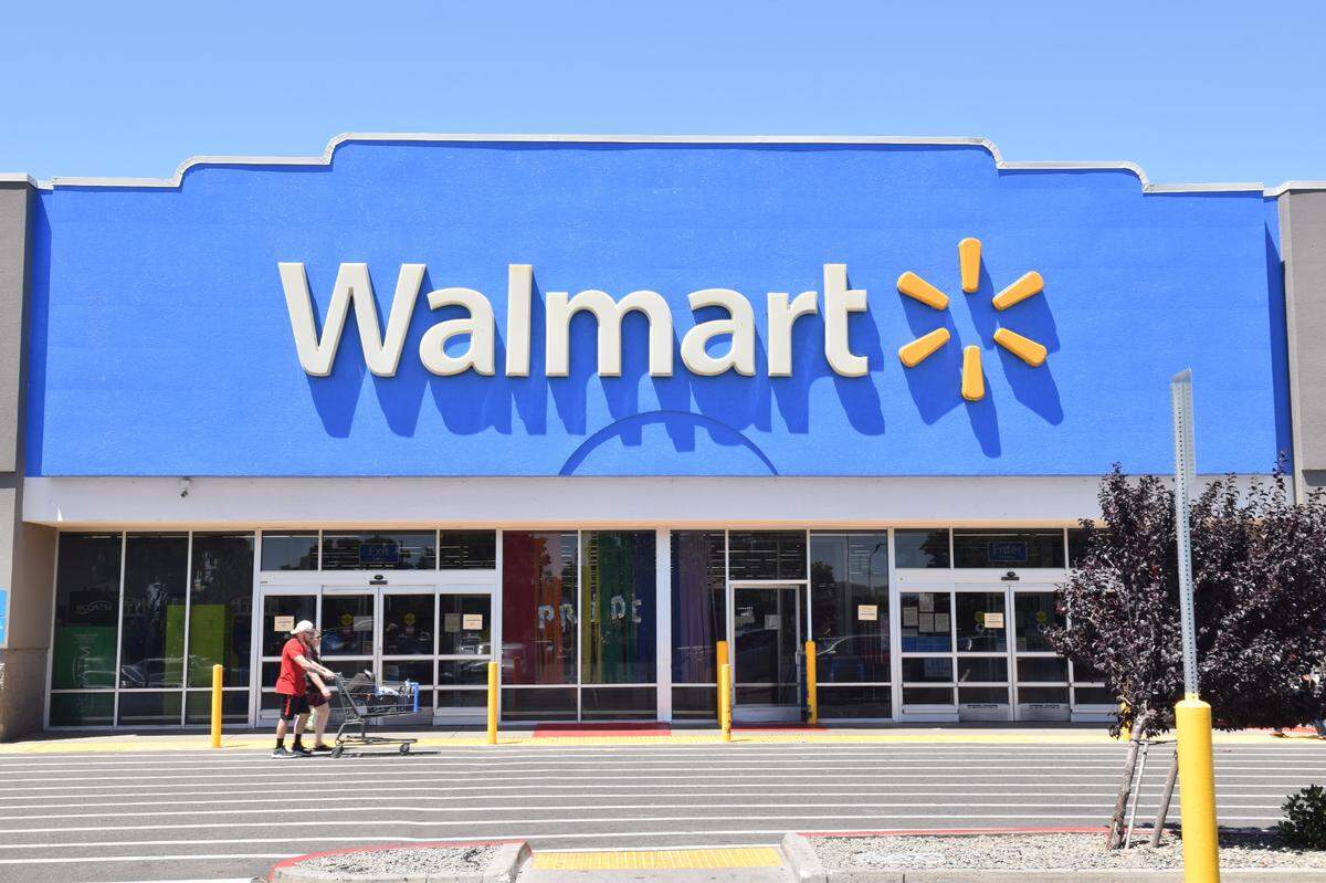 The Walmart on Parkway Plaza in Modesto, Calif. pictured on Wedneday, June 17, 2020.