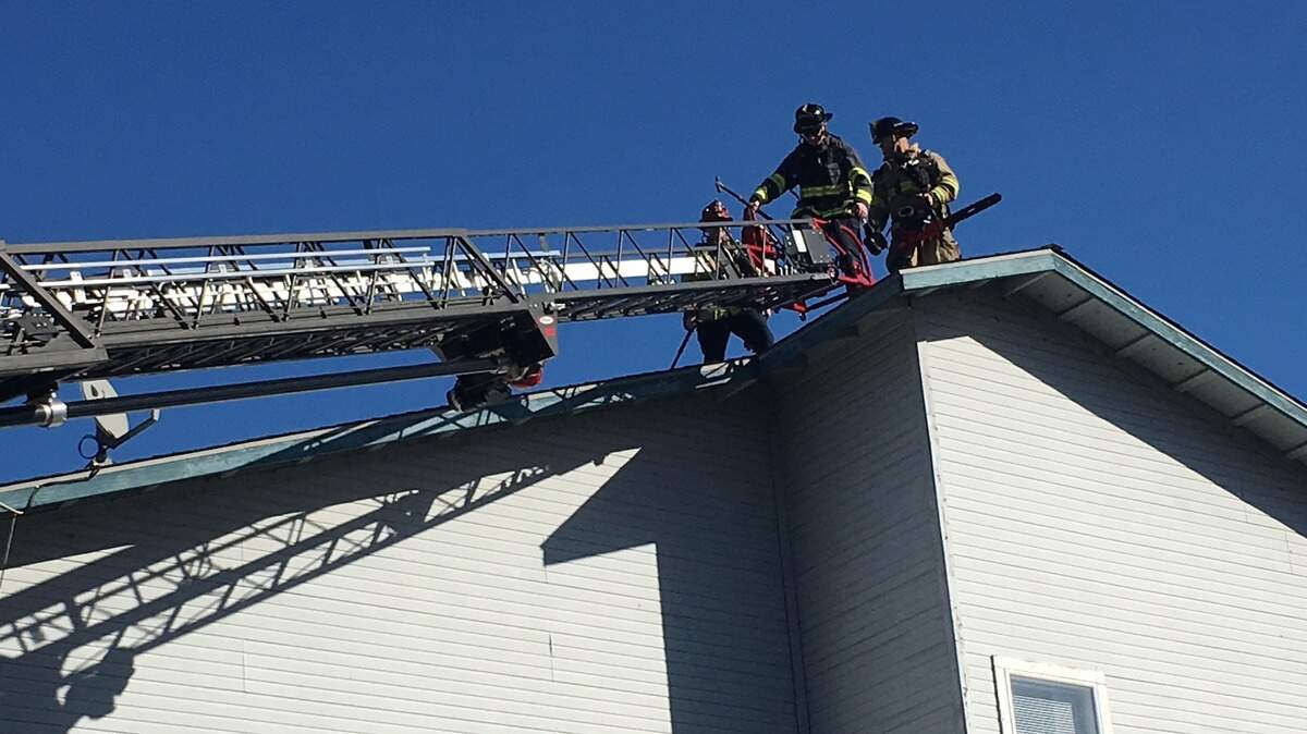 Modesto firefighters responded to a fire at La Loma Senior Apartments at 1220 La Loma Ave. on Tuesday, Feb. 6, 2018.