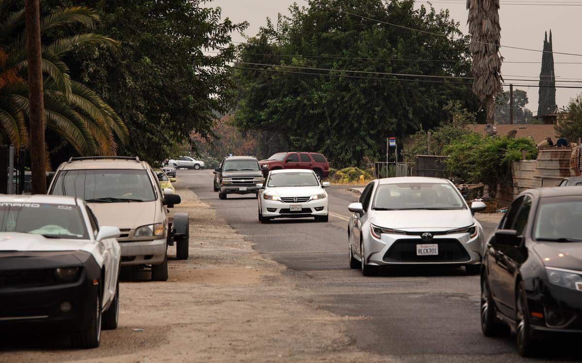 Robertson Road in west Modesto, Calif., on Friday, Aug. 6, 2021.