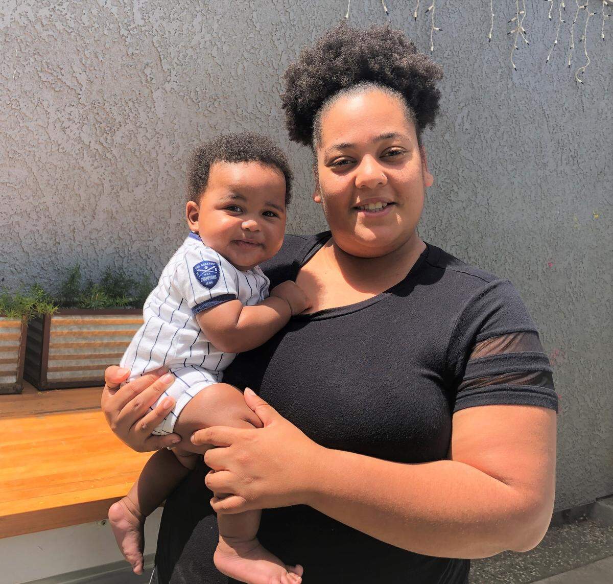 Tiffany Early, of Modesto, and her son Titus