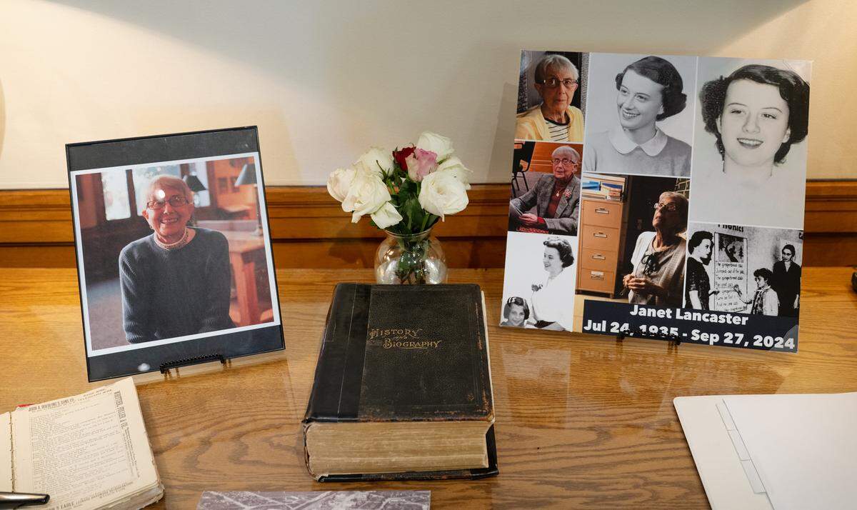 Janet Lancaster worked as a volunteer and archivist at the McHenry Museum since the late 90’s. The city is looking to create new space at the museum to make information more accessible to the public and honor a late historian. Photographed in Modesto, Thursday, May 1, 2025.