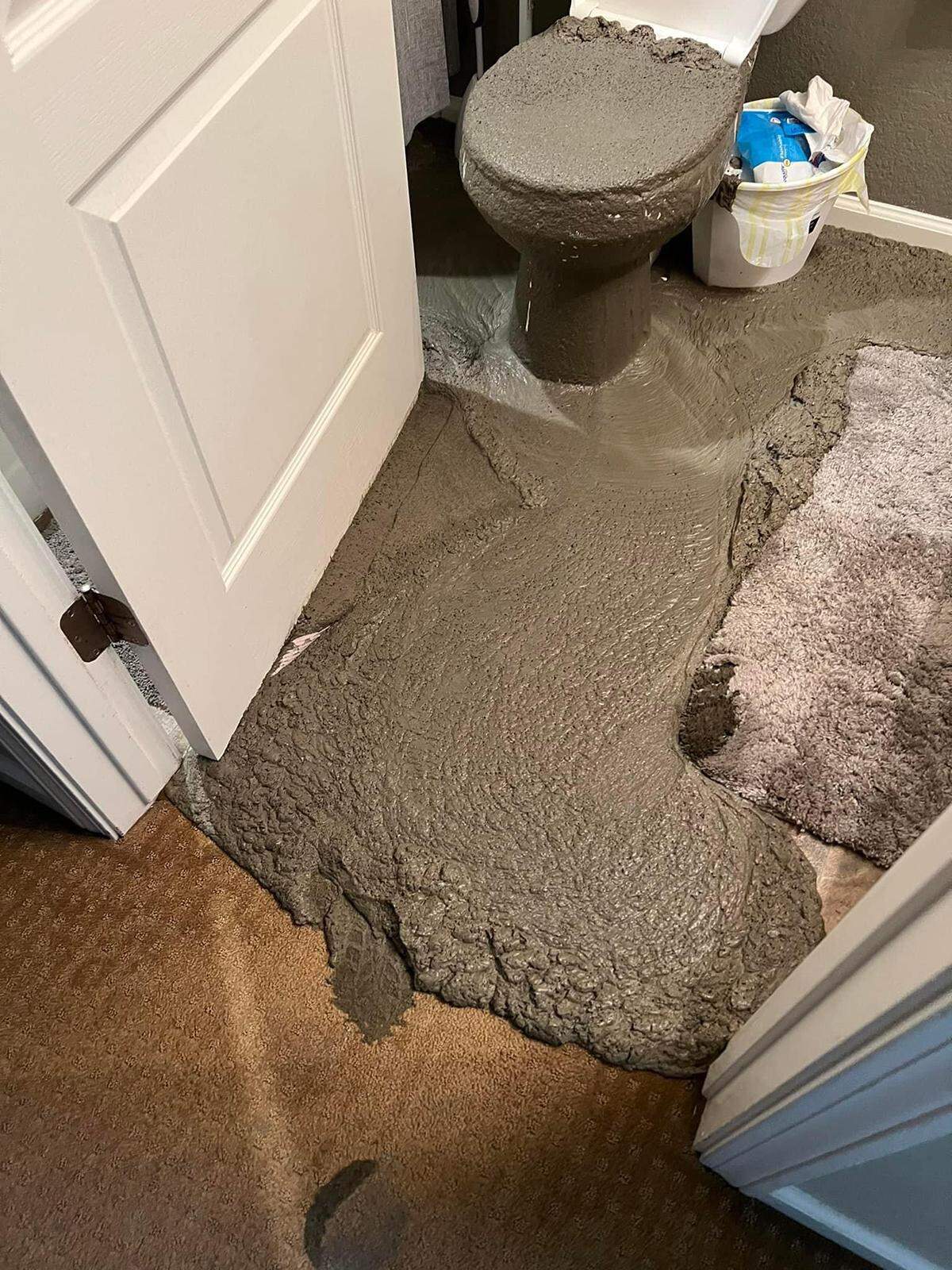 For nearly two months the members of the Hughson Church of Christ have had to use portable bathrooms and the minister and his wife have not been able to live in their home on the church grounds because of a city sewer project that went awry.