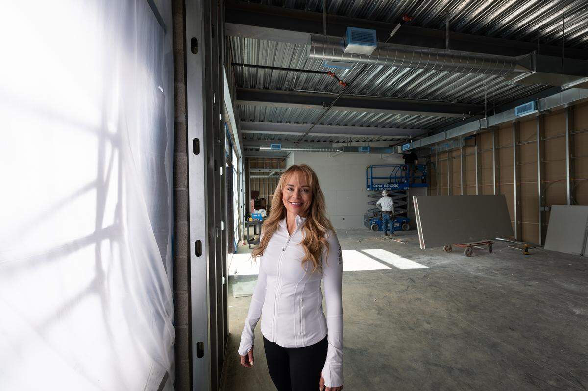 Ride 209 Fitness and Recovery Studio owner Michele Petlansky is building new 25,000-square-foot space in Ripon, Calif., Thursday, May 2, 2024.