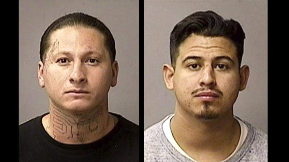 Michael Valdepena, left, and Sergio Zuniga, right.