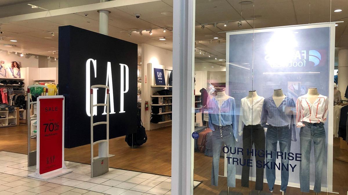 Gap at Vintage Faire Mall in Modesto, Calif. is pictured on Friday March 1, 2019.