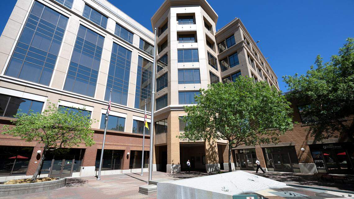 Modesto’s 10th Street Place in Modesto, Calif., Friday, July 28, 2023. 