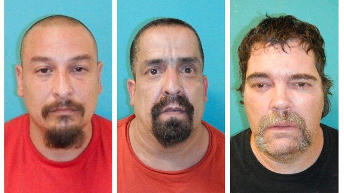 From left, Jose Lopez, Ruben Deleon and Bobby Moss