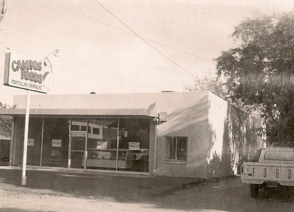 Campos Foods at 1341 Coldwell Ave. in Modesto, Calif., in 1961.