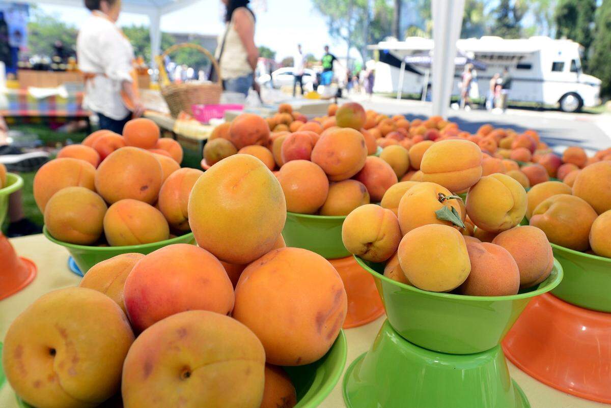 Apricots are on display during the 2017 Patterson Apricot Fiesta.