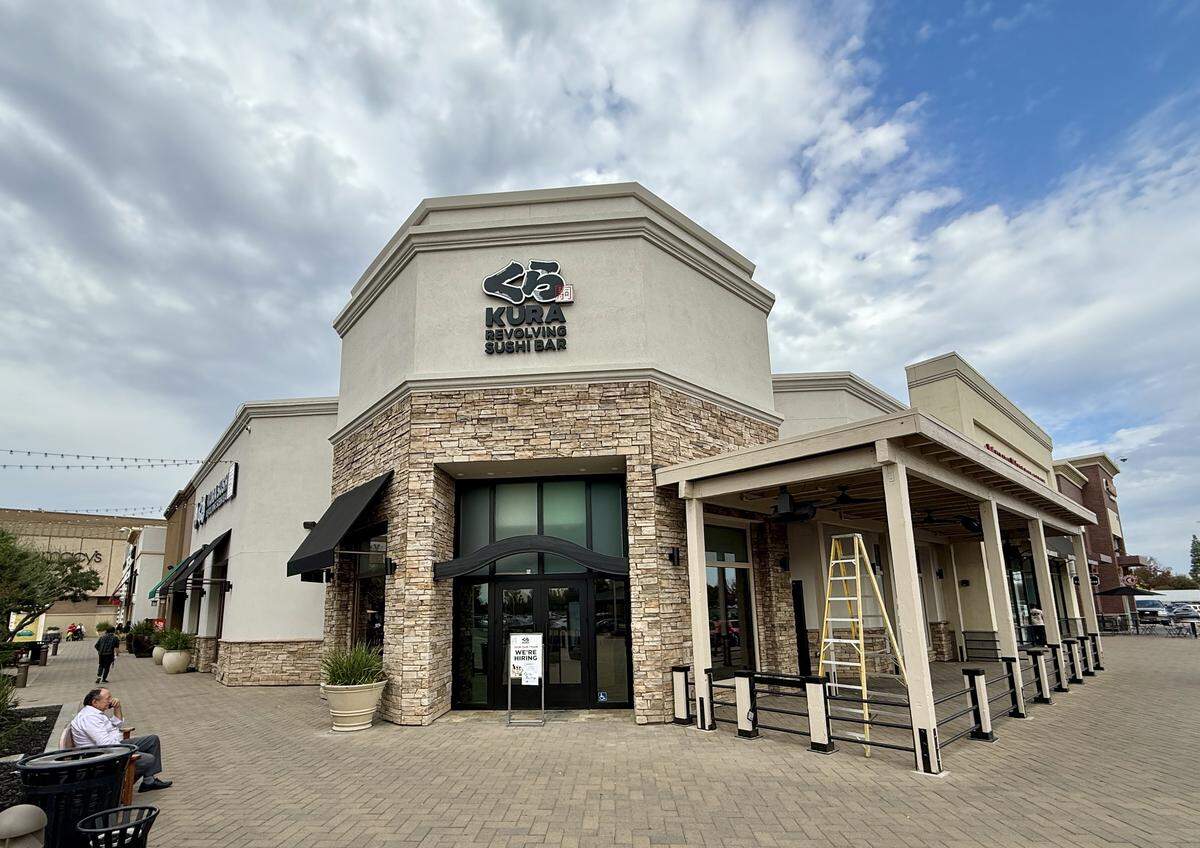 Kura Revolving Sushi Bar at Vintage Faire Mall in Modesto, Calif., has announced an opening date.