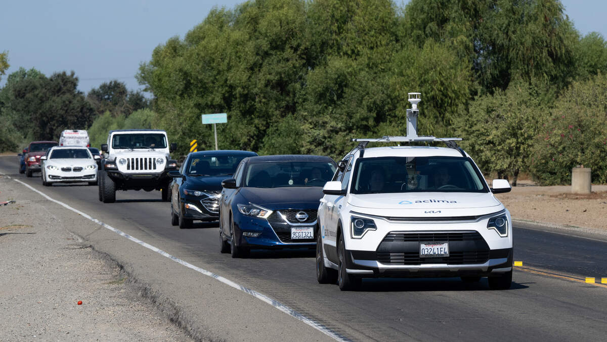 Aclima air monitoring vehicle on Grayson Road in Grayson, Friday, Aug. 29, 2025.