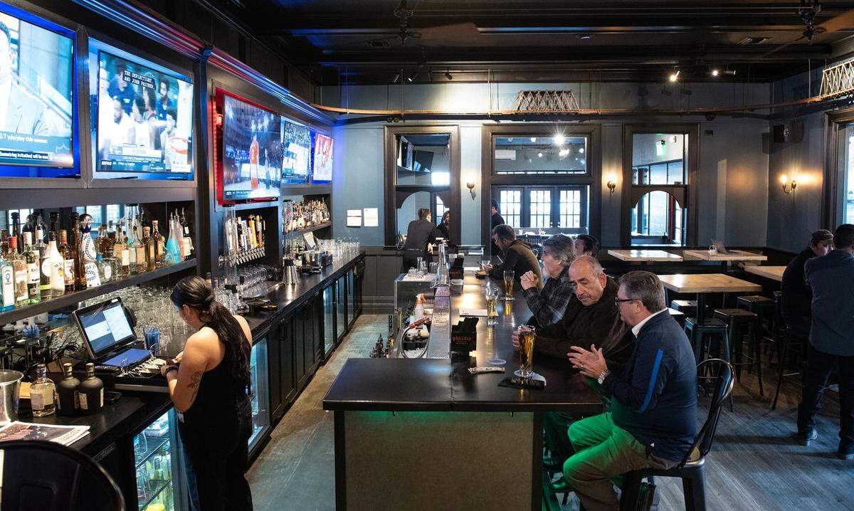 Central Station Bar and Grill in Turlock, Calif., Tuesday, Dec. 6, 2022.