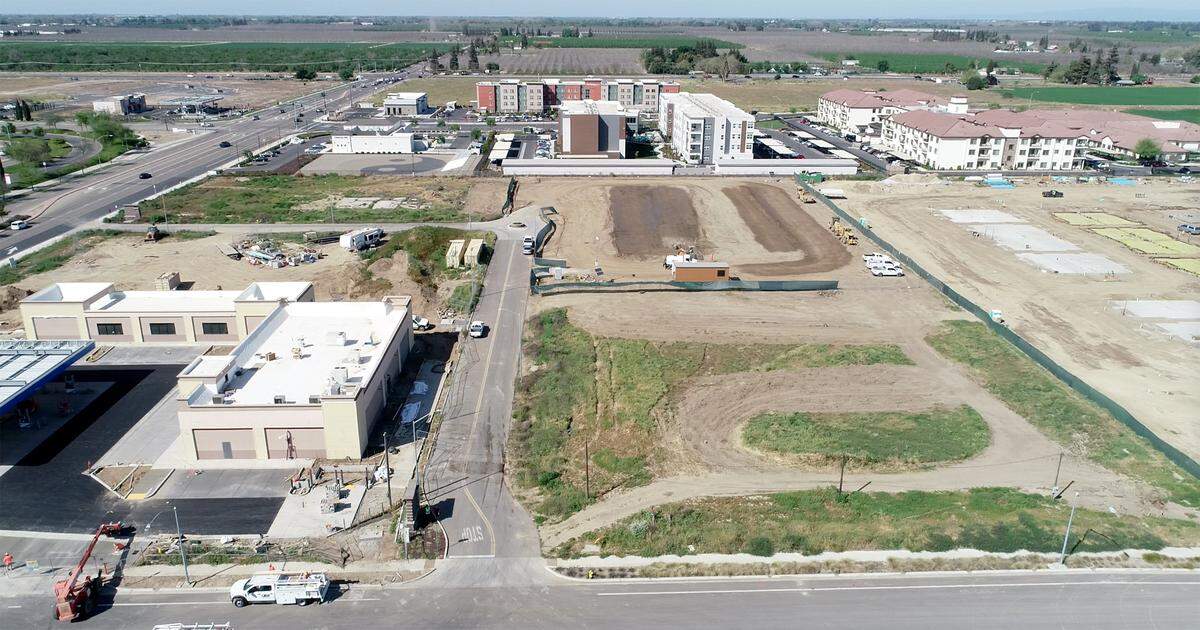 Several developments, including two hotels, are under construction on Dale Road across from Kaiser Medical Center in Modesto, Calif., on Thursday, March 24, 2022.