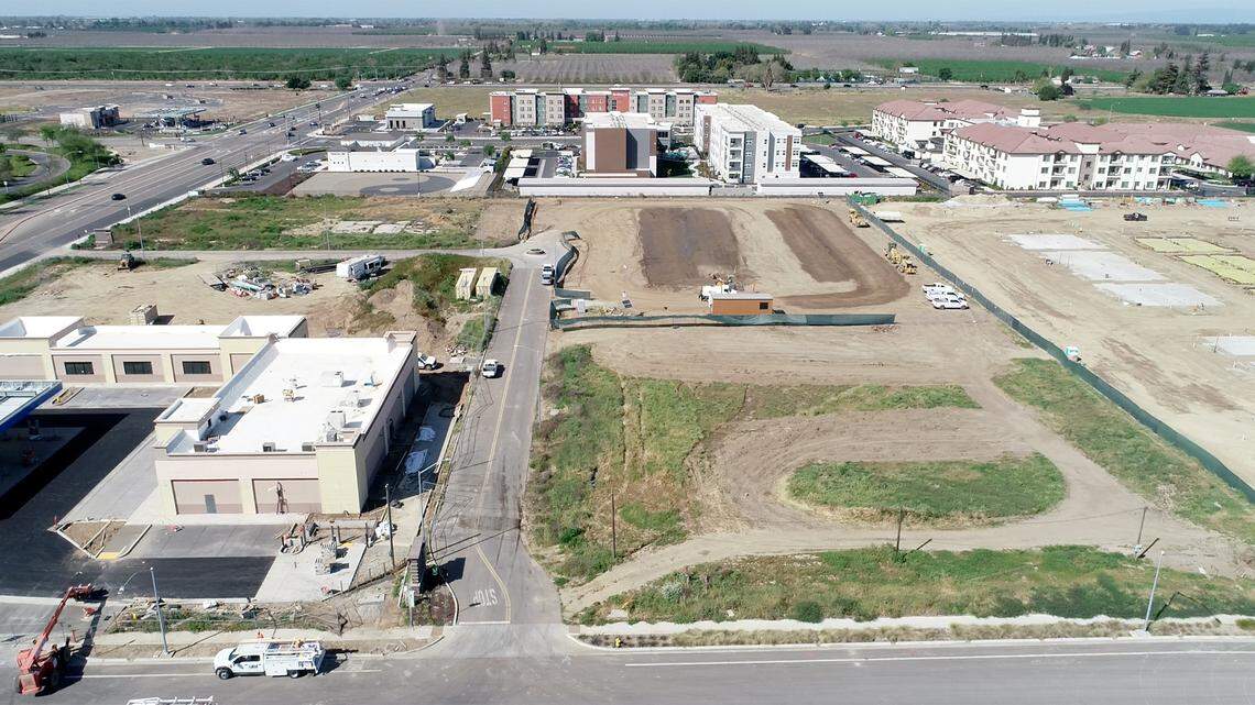 Several developments, including two hotels are under construction on Dale Road across from Kaiser Medical Center in Modesto, Calif., on Thursday, March 24, 2022.