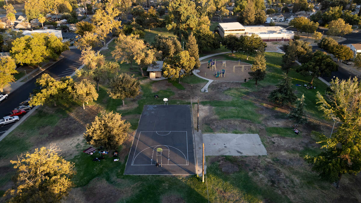 César E. Chavez Park in Modesto, Calif., Thursday, Sept. 12, 2024.