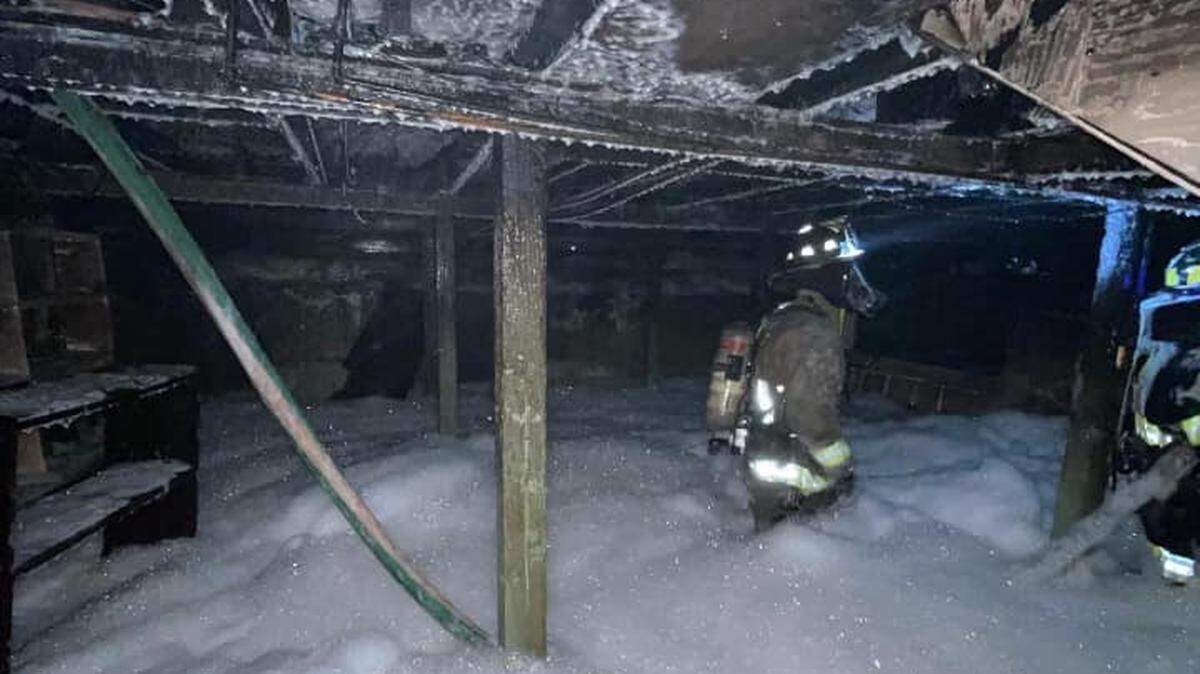Firefighters responded to an early Tuesday structure fire at Mountain View and Hatch roads in Hughson.