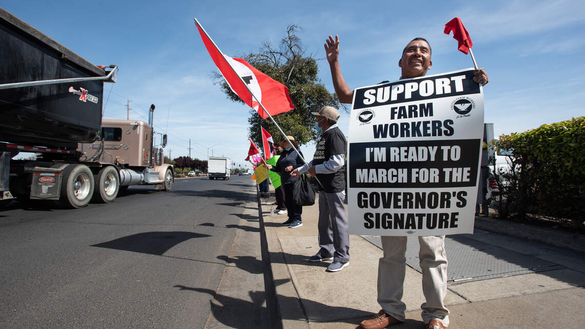 Stanislaus farmworkers rally calls for California bill, referencing Cesar Chavez’s legacy