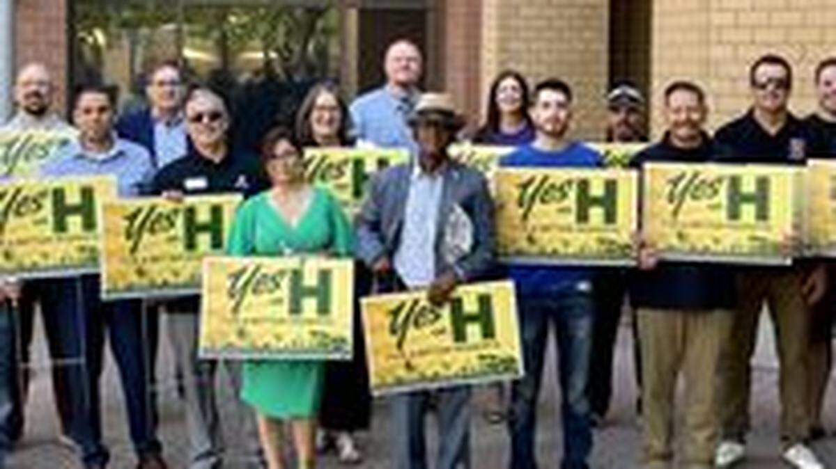 Advocates for Measure H, a Modesto sales tax increase on the November 2022 ballot.