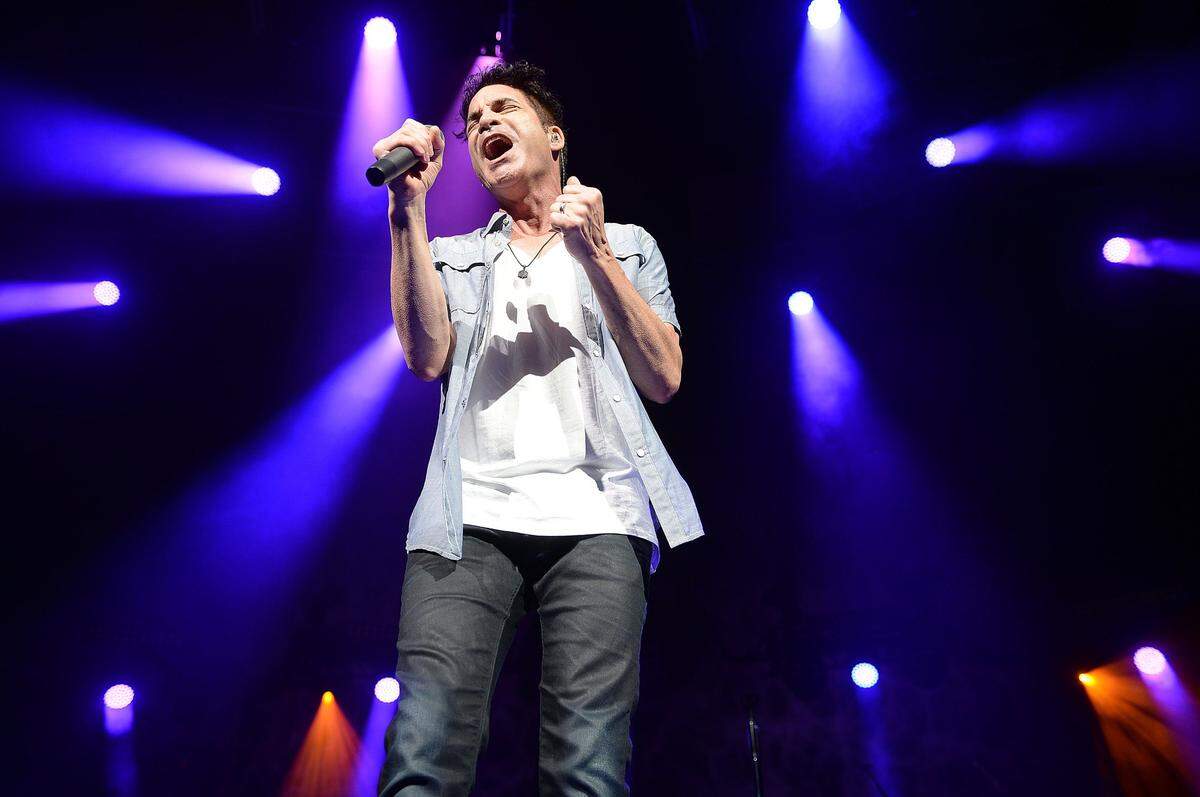 Frontman Patrick Monahan of the rock band Train pictured in 2015.
