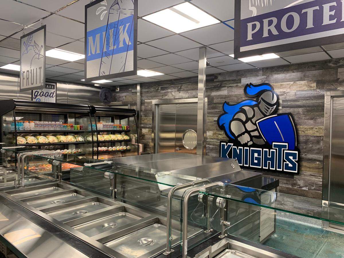 The cafeteria at Thomas Downey High School was upgraded in time for the new school year.