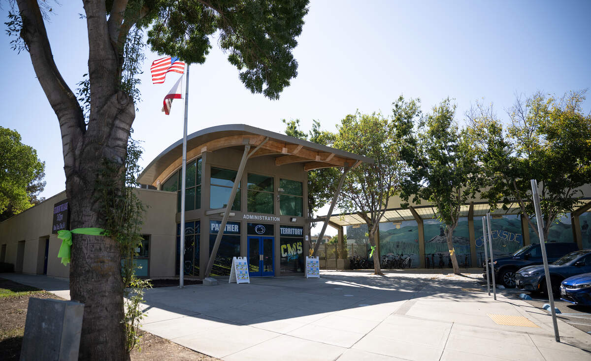 Creekside Middle School in Patterson, Tuesday, Sept. 23, 2025.