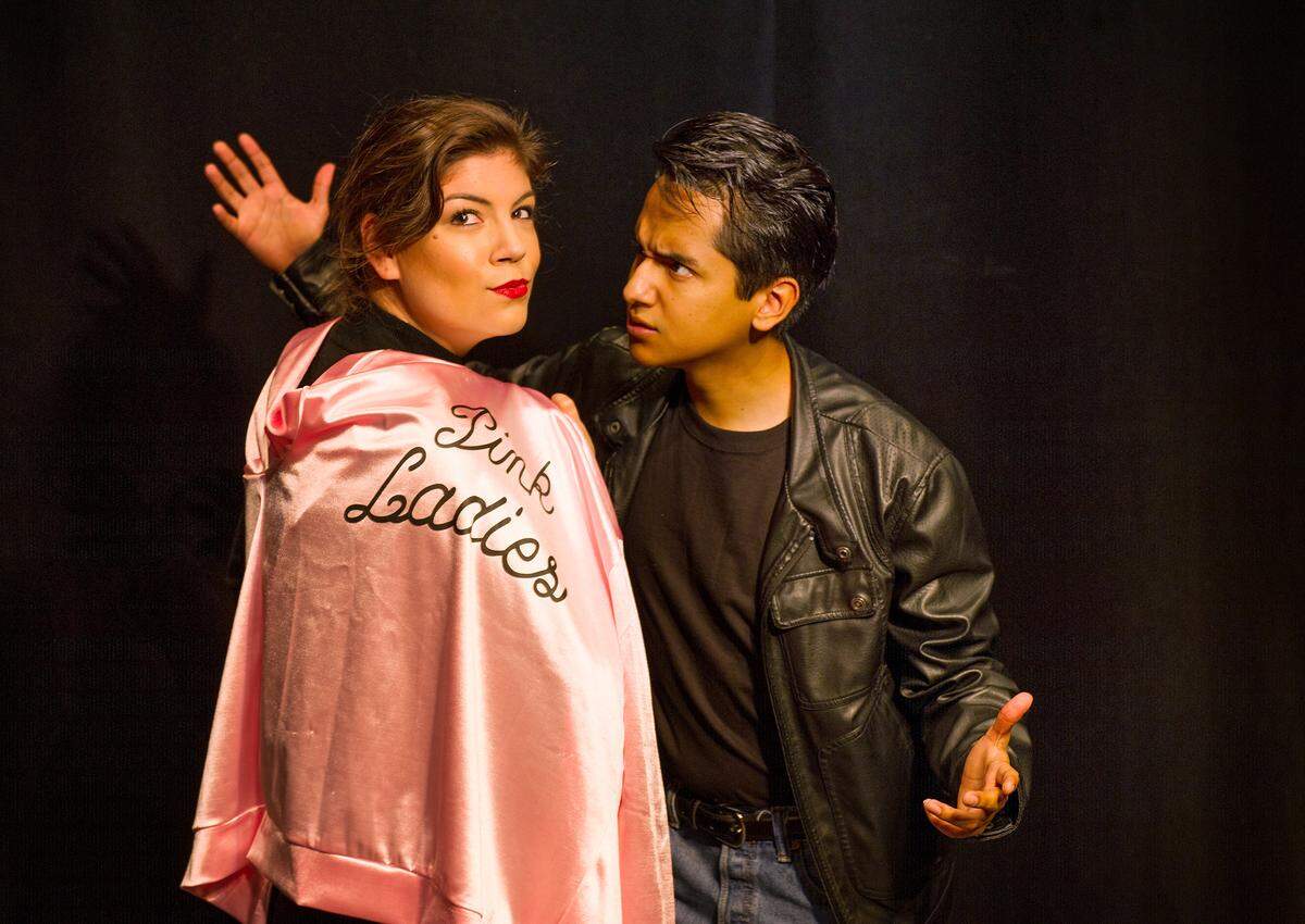 Ambrosia Lobo is Rizzo and Pablo Hernandez is Kenickie in Modesto Performing Arts’ production of “Grease” at the Gallo Center for the Arts in Modesto, Calif., Wednesday, June 6, 2018.
