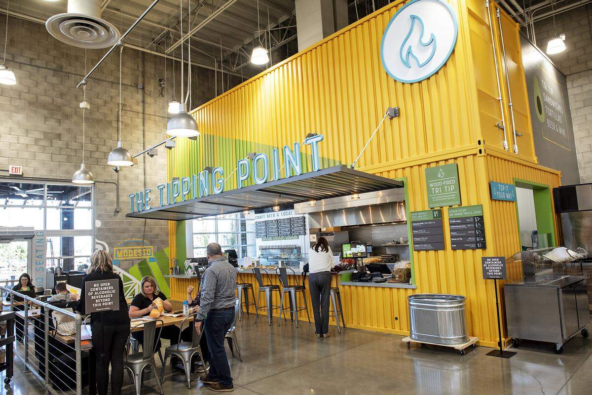 The new Tipping Point eatery at Save Mart in Modesto, Calif., Tuesday, Oct. 1, 2019.