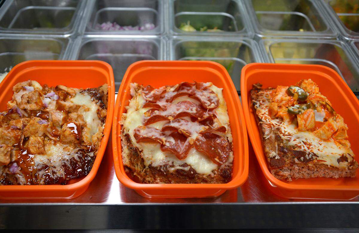 Meal options available at LeanFeast, a new meal prep business in Modesto, Calif. Jan. 6, 2022.