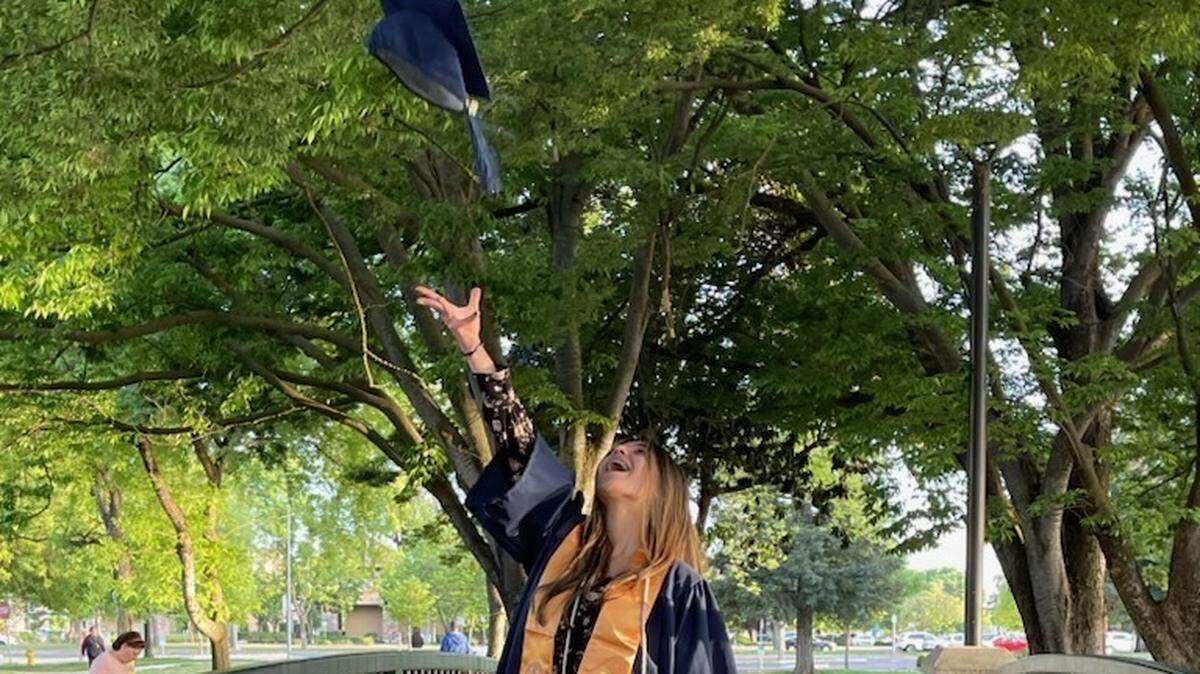 Nataly Frias graduated from Merced College with an associate’s degree two weeks before her high school graduation. She saved more than $50,000 by independently enrolling in numerous college classes throughout high school.