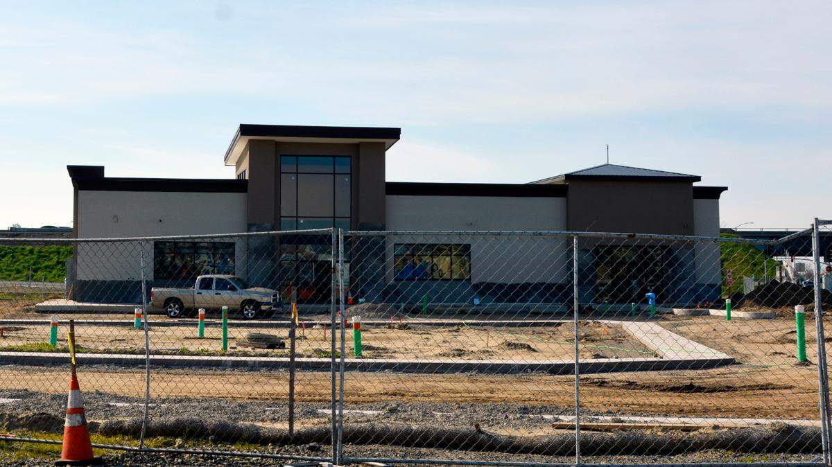 A new national burger chain is being proposed next to a Valero gas station under construction off the Fulkerth Exit in Turlock, Calif.