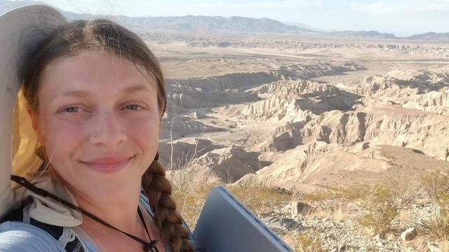 Twyla Capurro poses for a photo during an outdoor trip. Capurro, a 35-year-old Coulterville resident, died after a tunnel collapse near Knights Ferry.