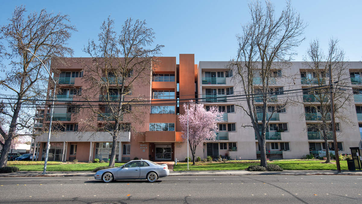 Marple Manor senior housing on Coffee Road in Modesto, Calif., on Wednesday, Feb. 16, 2022.