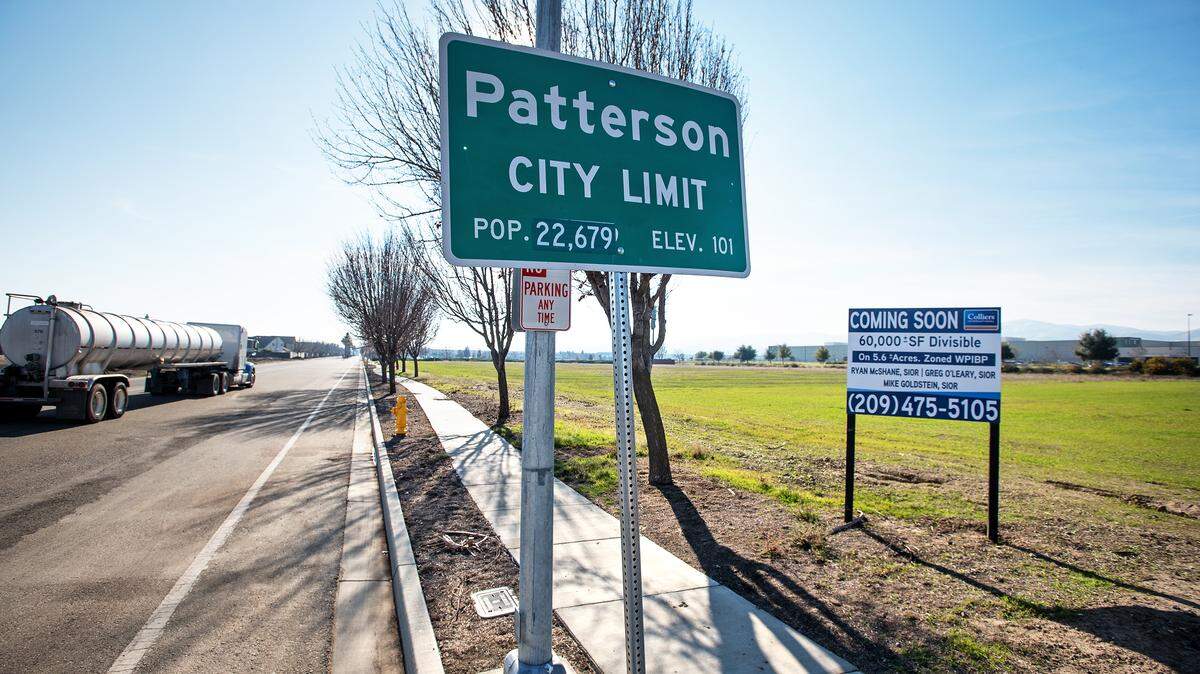 1,200-acre northwest Patterson annexation to include thousands of homes, a school, parkland, commercial development and 7 million square feet of industrial space on Baldwin Road in Patterson, Calif., Thursday, Jan. 3, 2019.