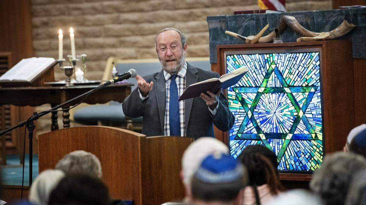 Rabbi Shalom Bochner, pictured in 2020, will moderate a panel discussion in Modesto on the Ken Burns documentary series “The US and the Holocaust.”