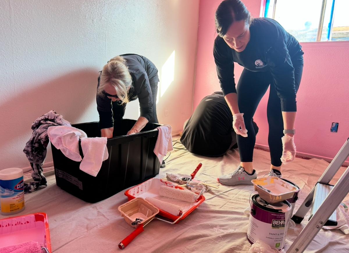 Volunteers from the Modesto Police Department and Kaiser Permanente team up to renovate six children’s bedrooms for the Healthy Room Project for Martin Luther King Jr. Day on Monday, Jan. 20. Over 80 volunteers assisted throughout Modesto, Manteca and Ceres.