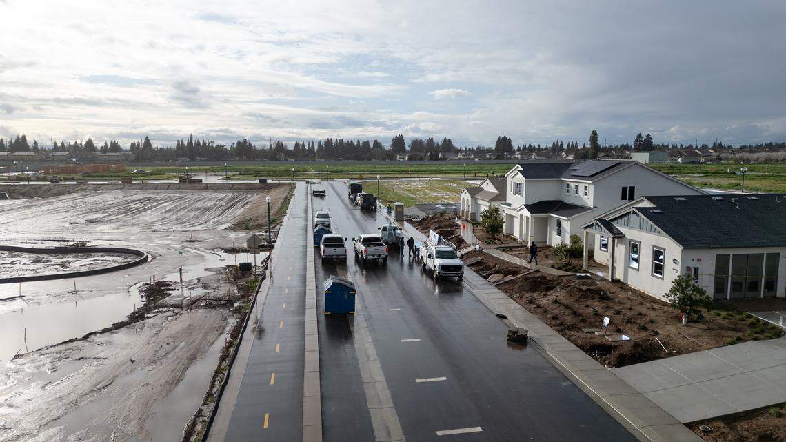 The Crossings housing development in Modesto, pictured  Wednesday, Feb. 18, 2026. 