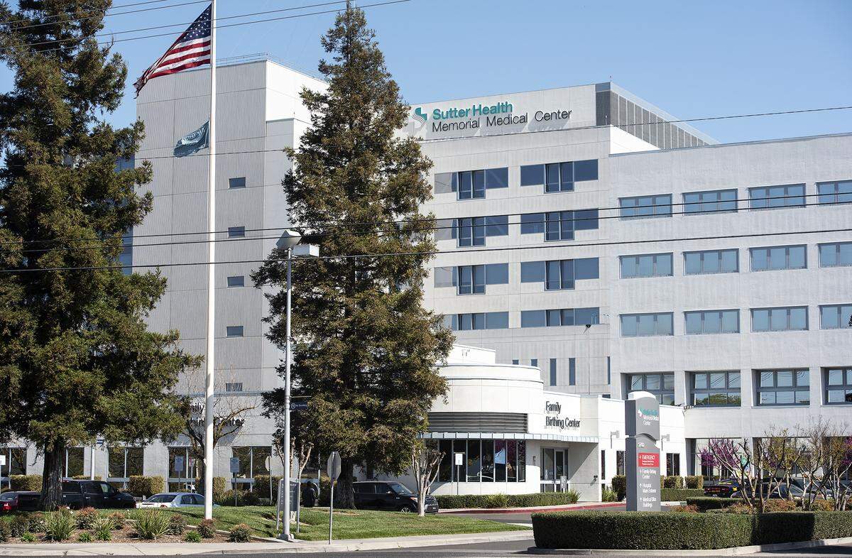 Sutter Health’s Memorial Medical Center in Modesto, Calif., is pictured Friday, March. 13, 2020. 