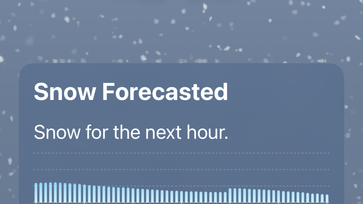 Did you see snow in Modesto on the morning of Friday, Feb. 3, 2023? The iPhone weather app showed snow flurries, but Bee opinions editor Garth Stapley didn’t see any.
