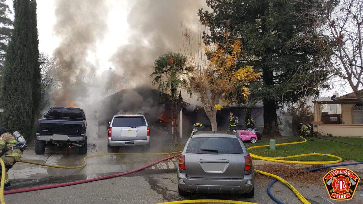 A fire on Wednesday morning (Nov. 29, 2017) burned a house in the 1900 block of Victoria Court in Turlock, California. Two family pets died in the fire.