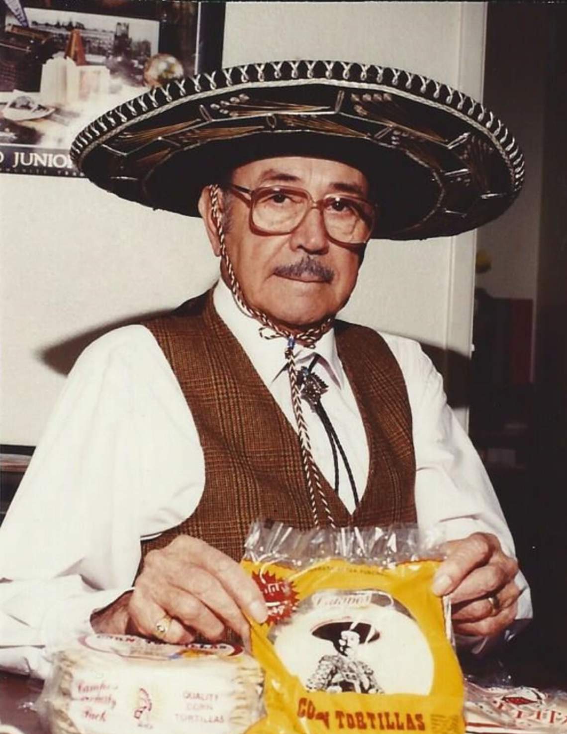 Art Campos established Campos foods in Modesto, Calif., in 1947 making corn chips. Around three years later, he began making and selling tortillas instead.