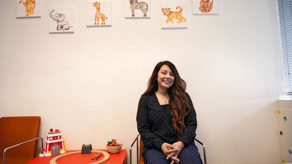 Speech pathologist Jessica Riojas-Bourgeois in Modesto, Calif., Saturday, Jan. 27, 2024.